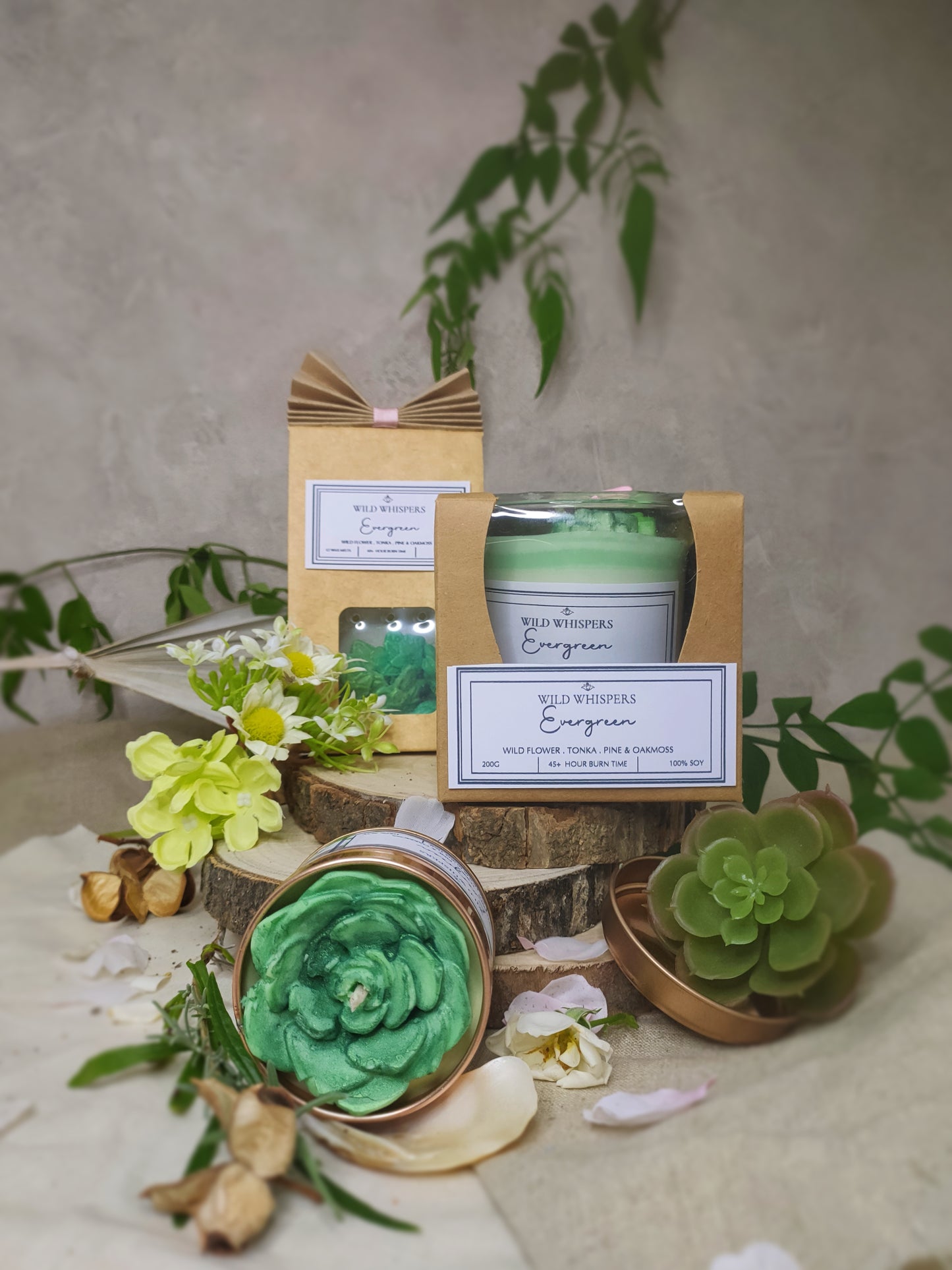 Handcrafted Wax Melts - Evergreen