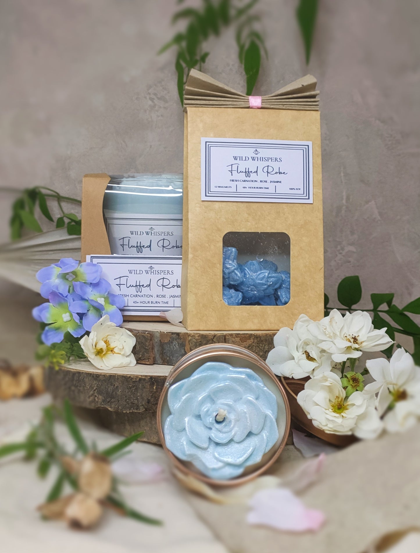 200g Scented Candle - Fluffed Robe