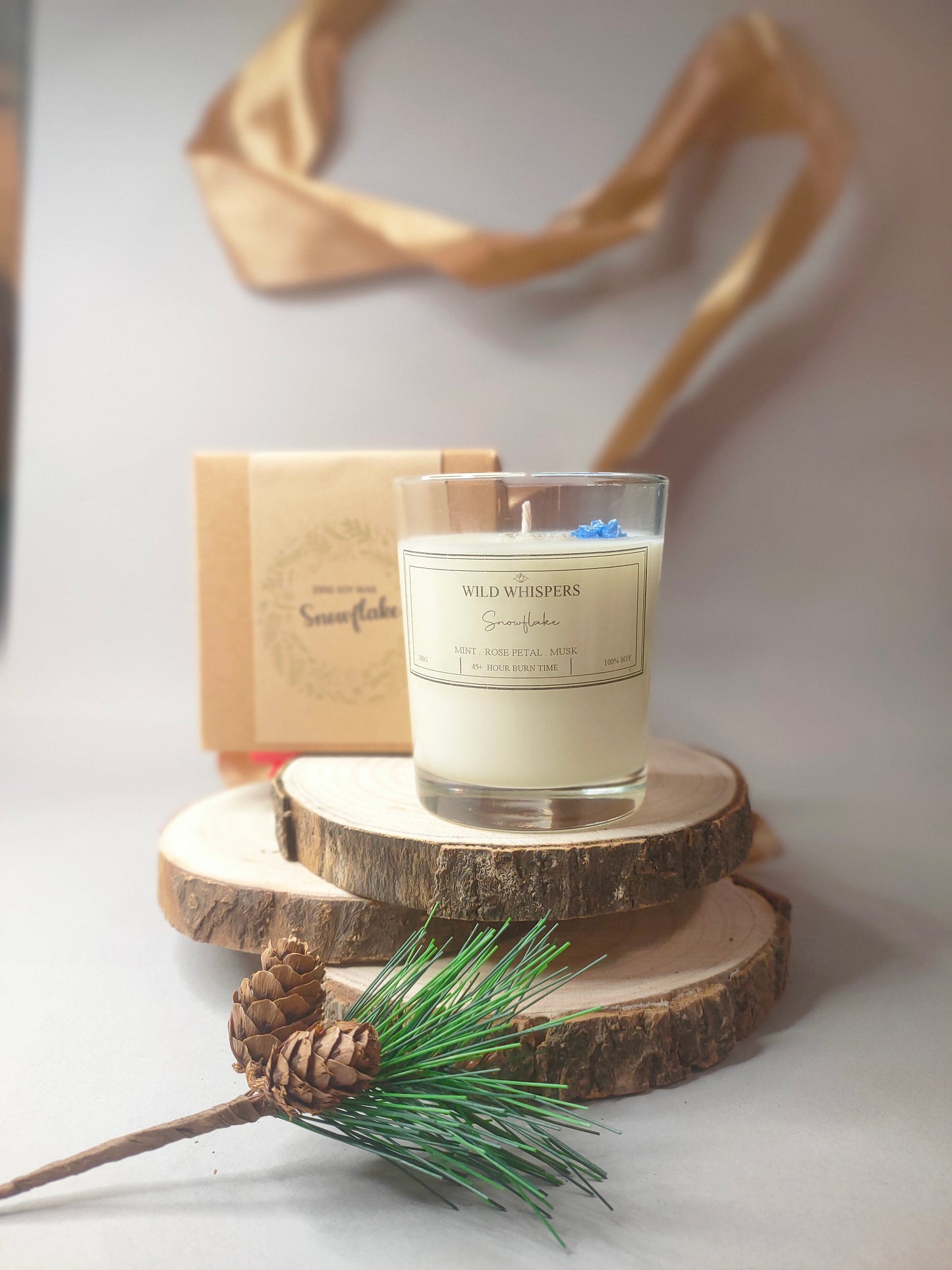 200g Candle - Snowflake