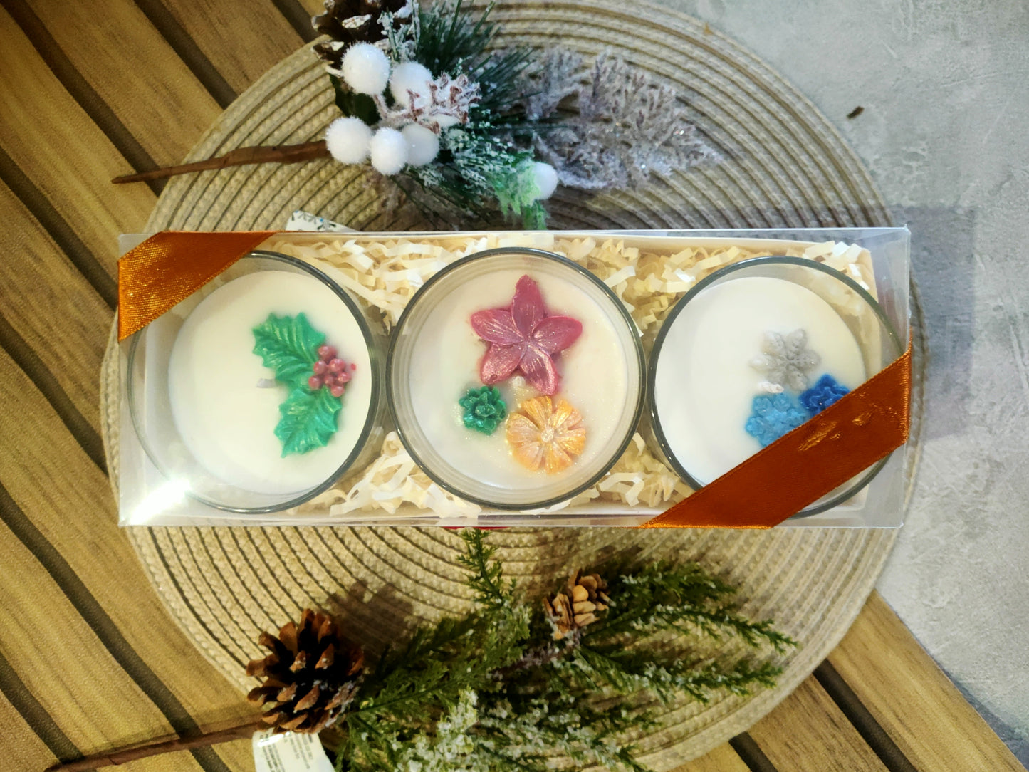 Christmas Candle Trio Gift Set