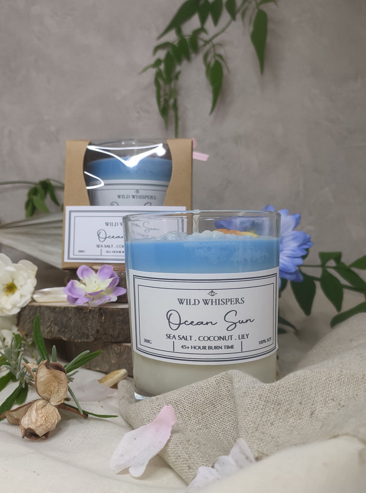 200g Scented Candle - Ocean Sun