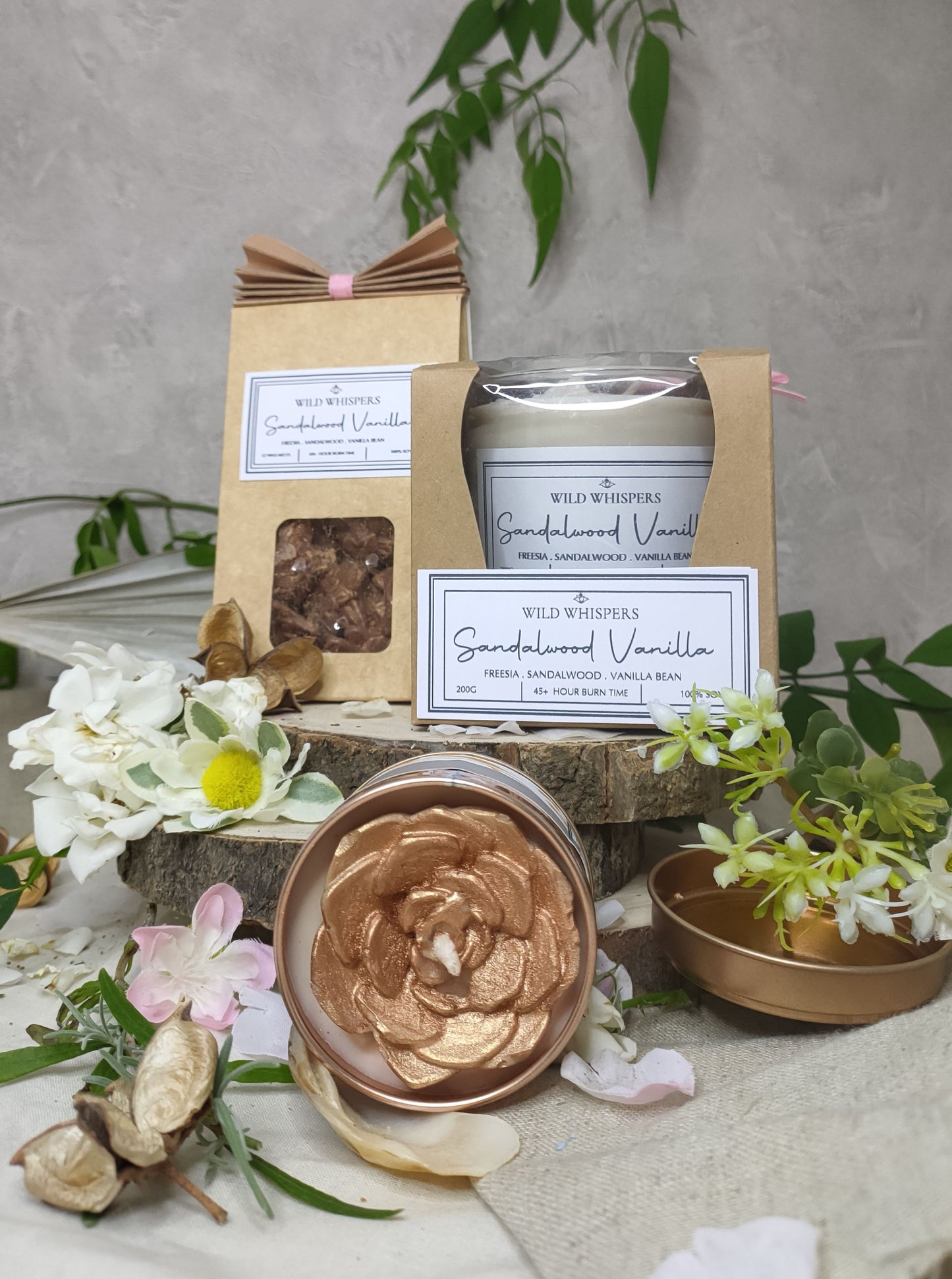 200g Scented Candle - Sandalwood Vanilla