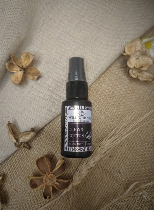 30ml Travel Room Spray - Clean Cotton