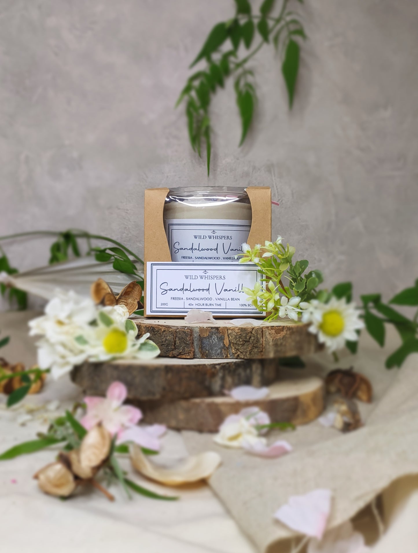 200g Scented Candle - Sandalwood Vanilla